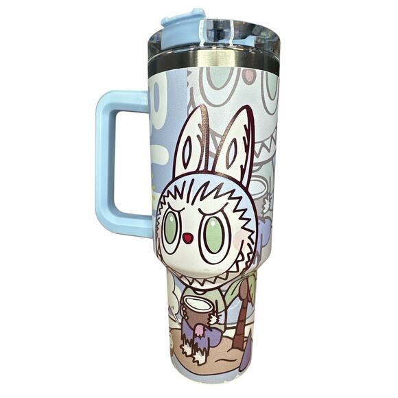 LTLB01. Labubu Monster Tumbler 40 oz - Light Blue - Picture 1 of 1